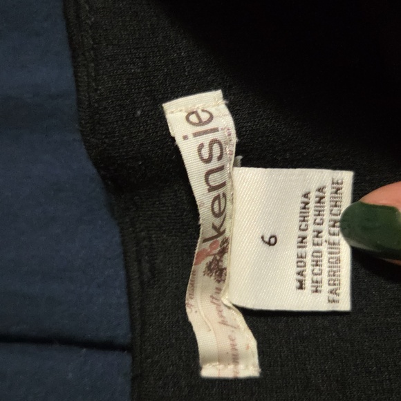 4/$20 Kensie Black High Waist Pencil Skirt - Picture 3 of 7